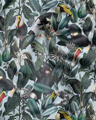 Tissu d'ameublement Arbres aux Toucans