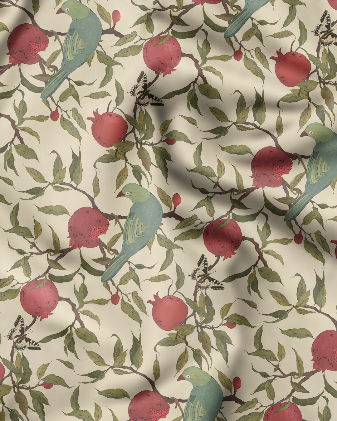 Tissu d'ameublement Oiseaux du Grenadier