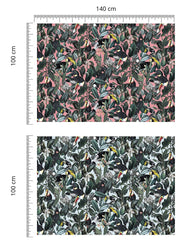 Tissu d'ameublement Arbres aux Toucans