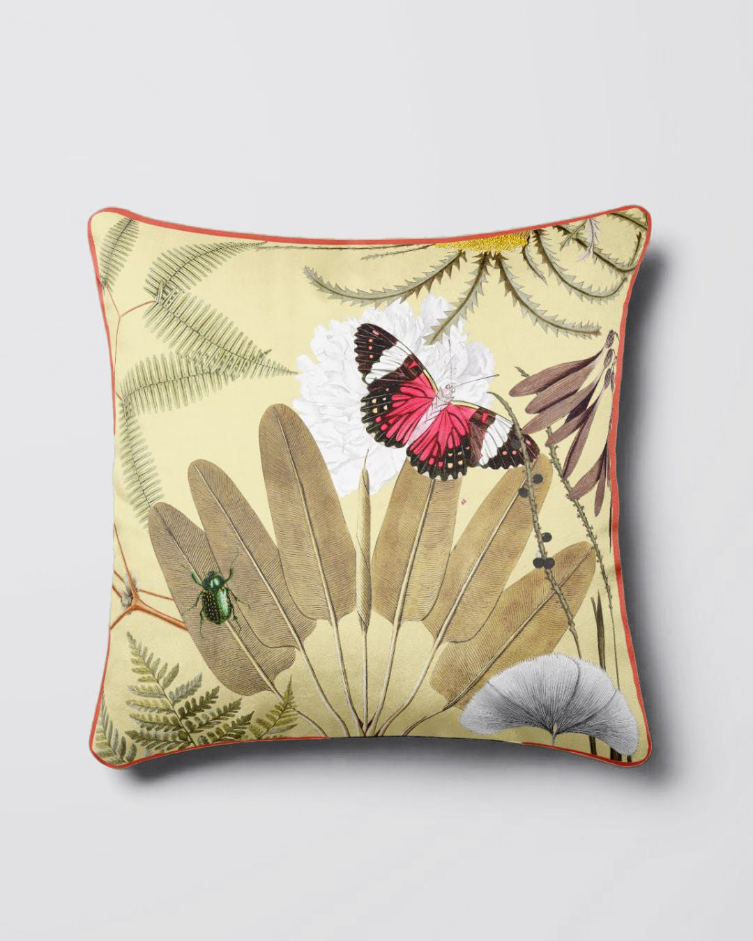 Coussin Jardin des Serpents Rouges 2