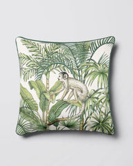Coussin Singes et Palmiers 2