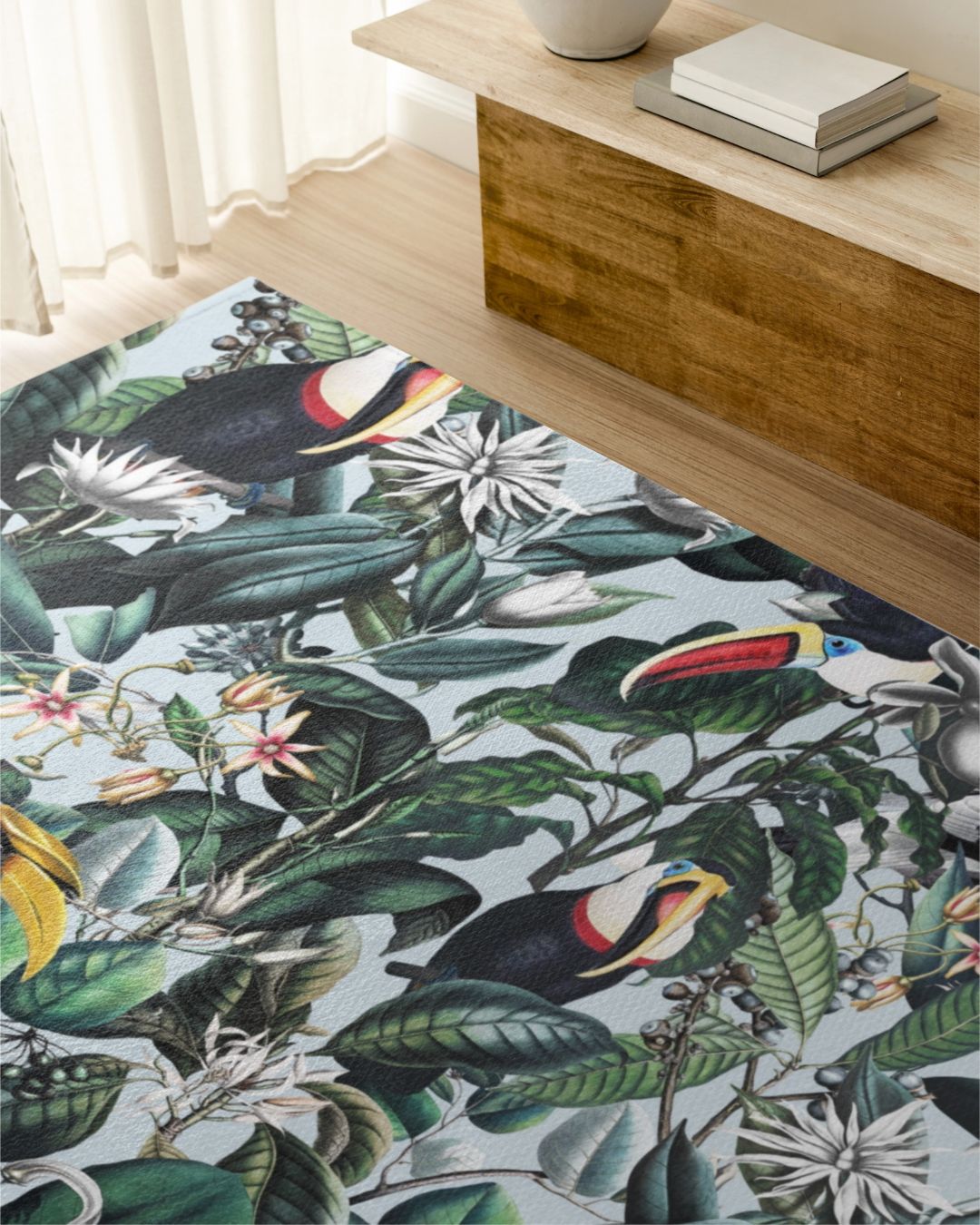 Tapis Arbres aux Toucans